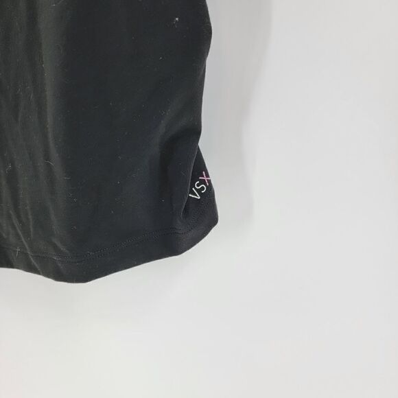 Victoria's Secret vsx black tank top built in bra xs sexy comfy gym workout - Picture 4 of 6